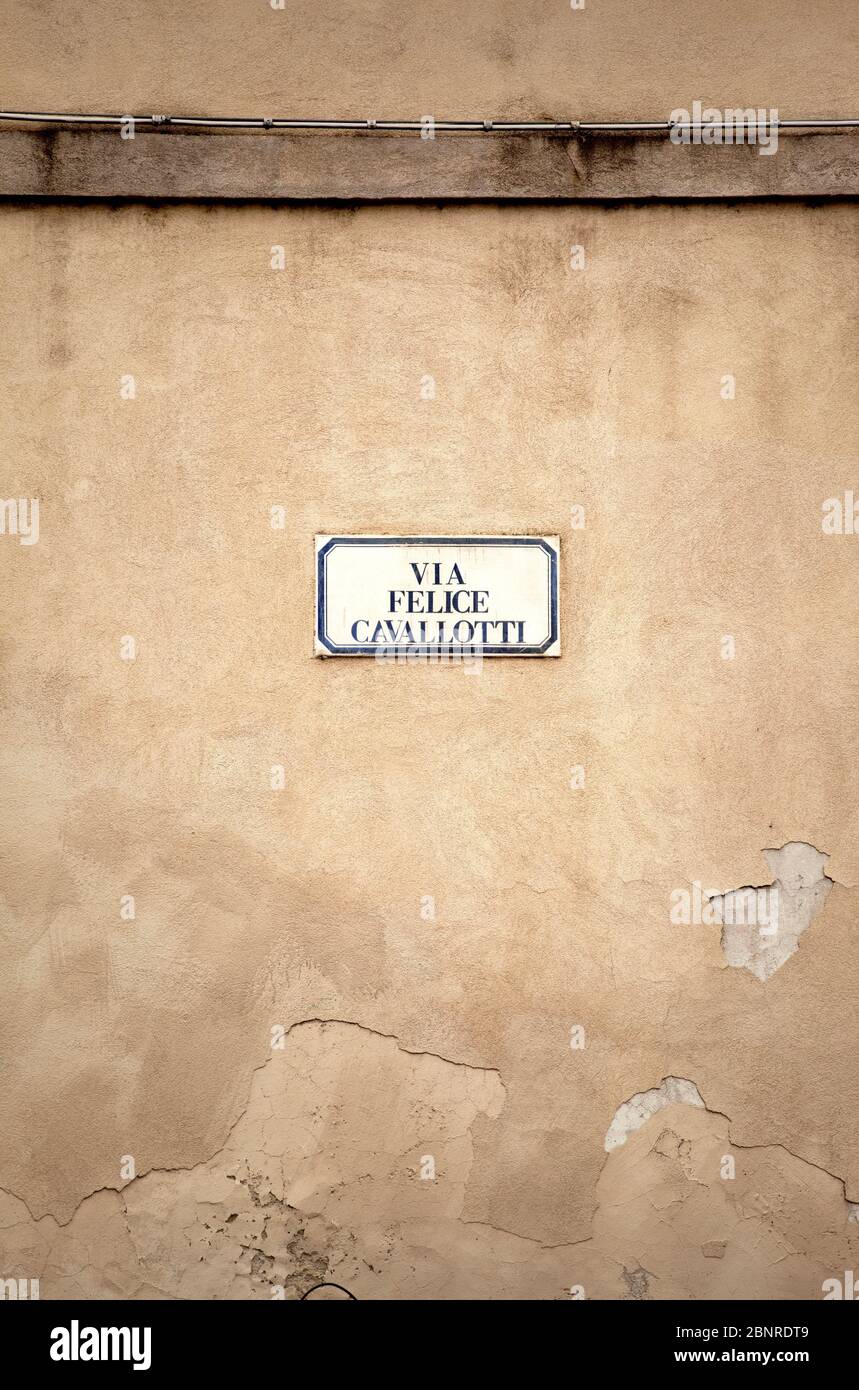 Wall, Prato, Tuscany, Italy, city Stock Photo Alamy