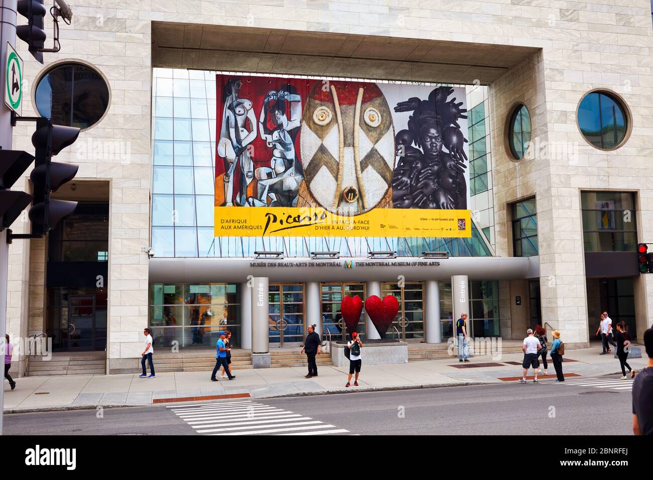 Montreal, Canada June, 2018 Montreal museum of fine arts building