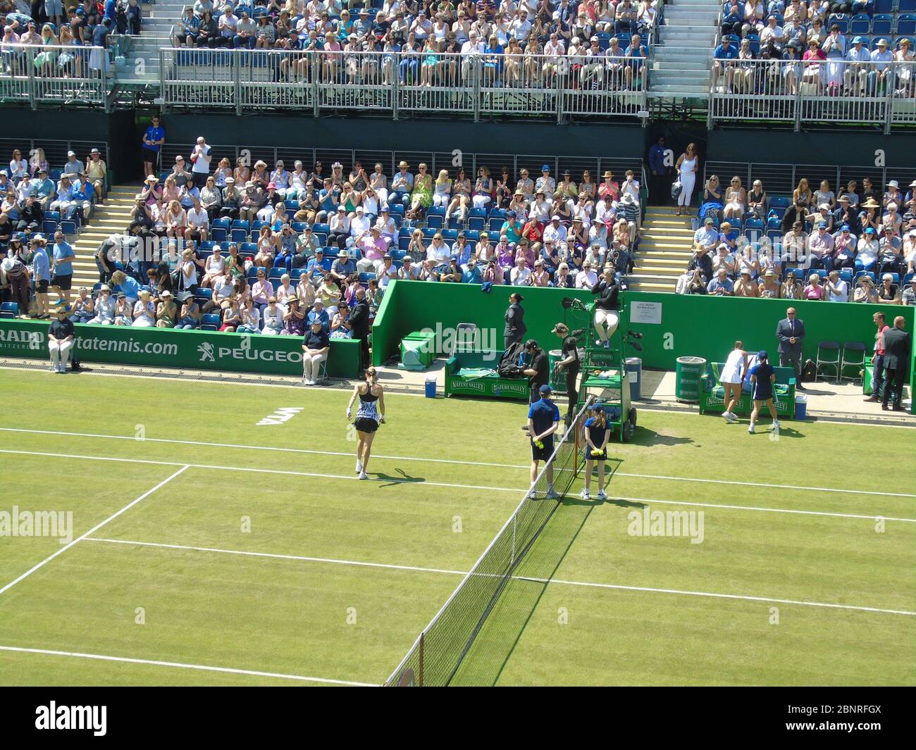 The Slovak women's tennis player Magdalena Rybarikova on Centre Court
