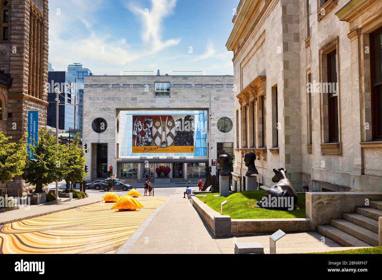 Montreal, Canada June, 2018 Montreal museum of fine arts building