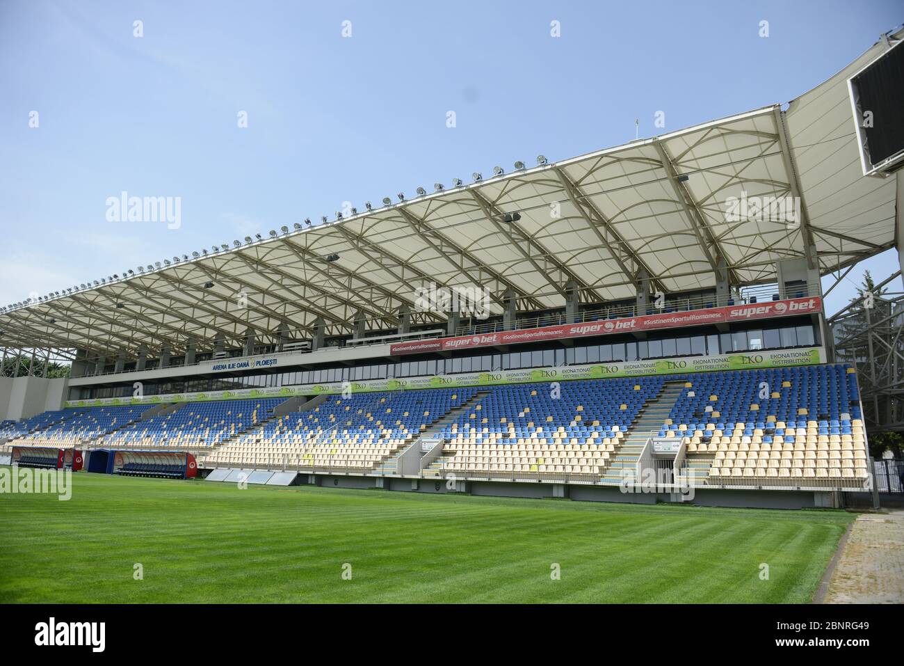 Ilie Oana Stadium , Ploiesti , Romania Stock Photo Alamy