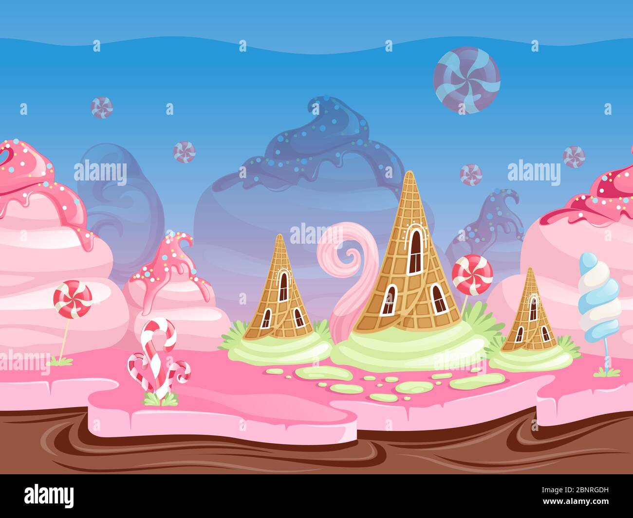 Candy world Stock Vector Images - Page 3 - Alamy