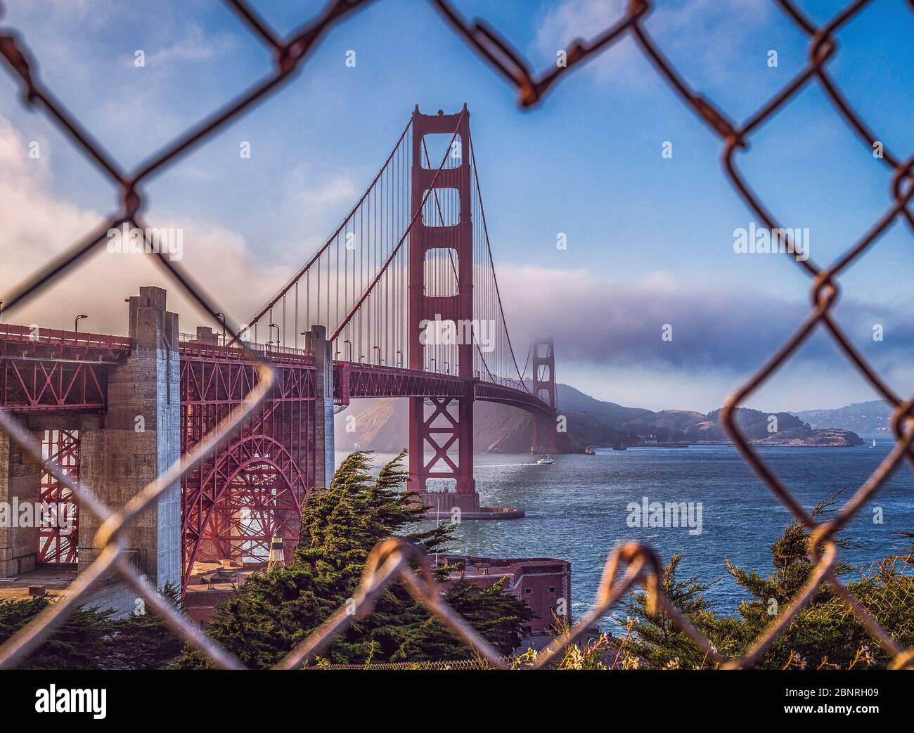 USA, California, San Francisco, Golden Gate Bridge Stock Photo