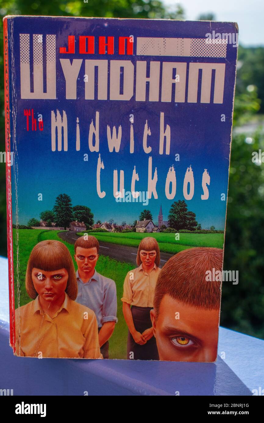 John Wyndham Midwich Cuckoos Paperback Stock Photo