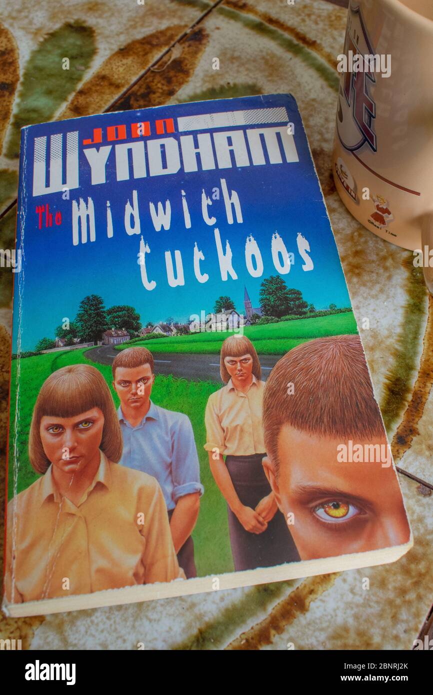 John Wyndham Midwich Cuckoos Paperback Stock Photo