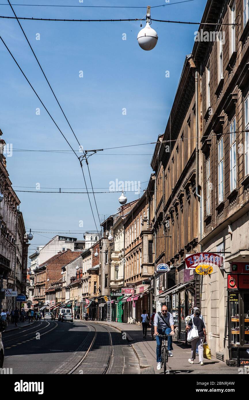 Ilica is one of the the main streets in Zagreb and the most important  shopping street, too Stock Photo - Alamy