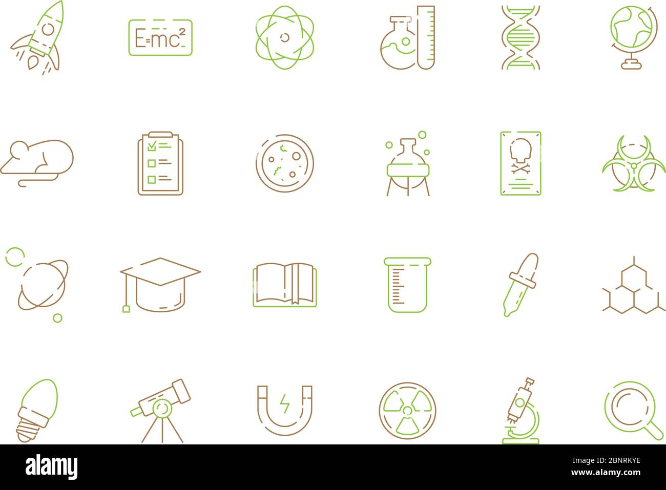 Science colored icon. Chemical experiment scientific lab biological