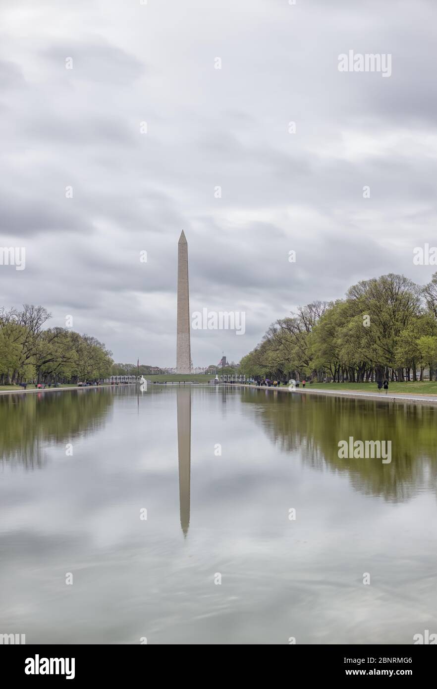 Washington Monument in USA Stock Photo