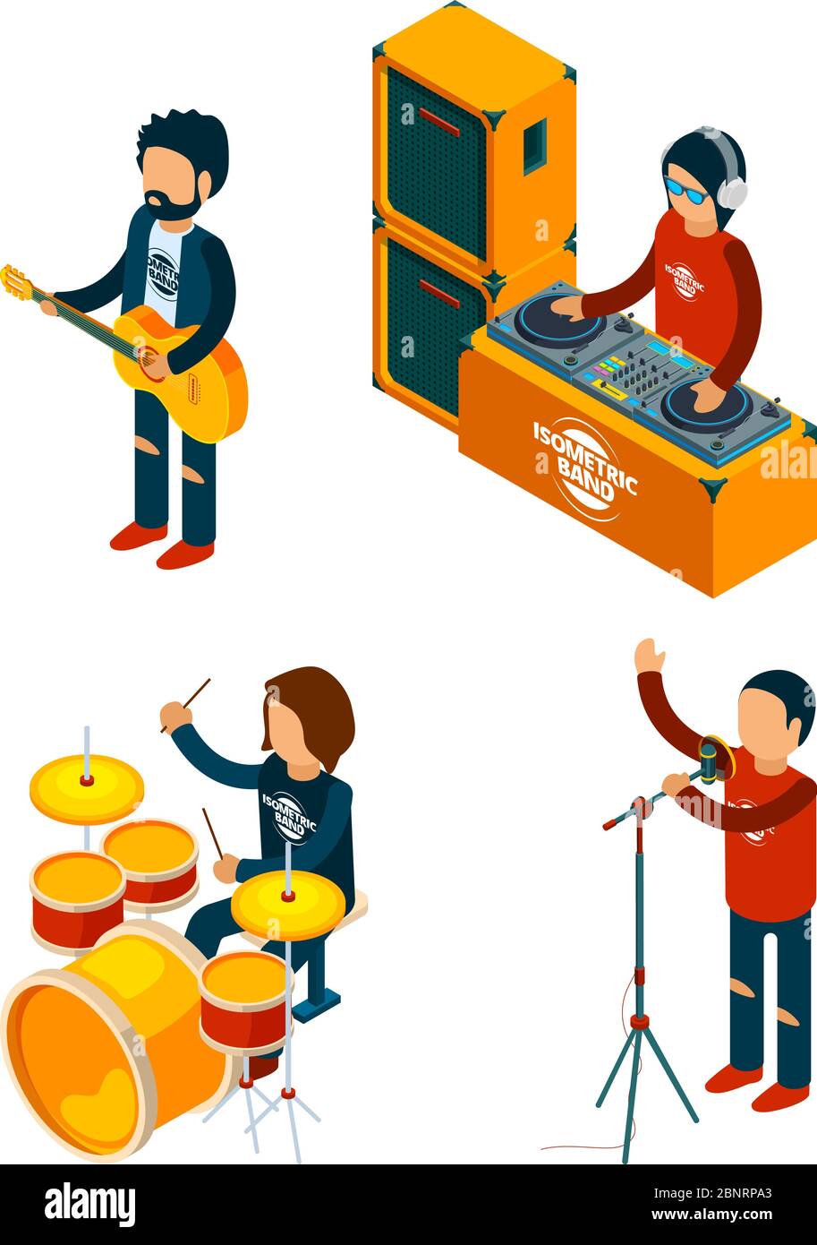 Unrecognizable singer Stock Vector Images Alamy