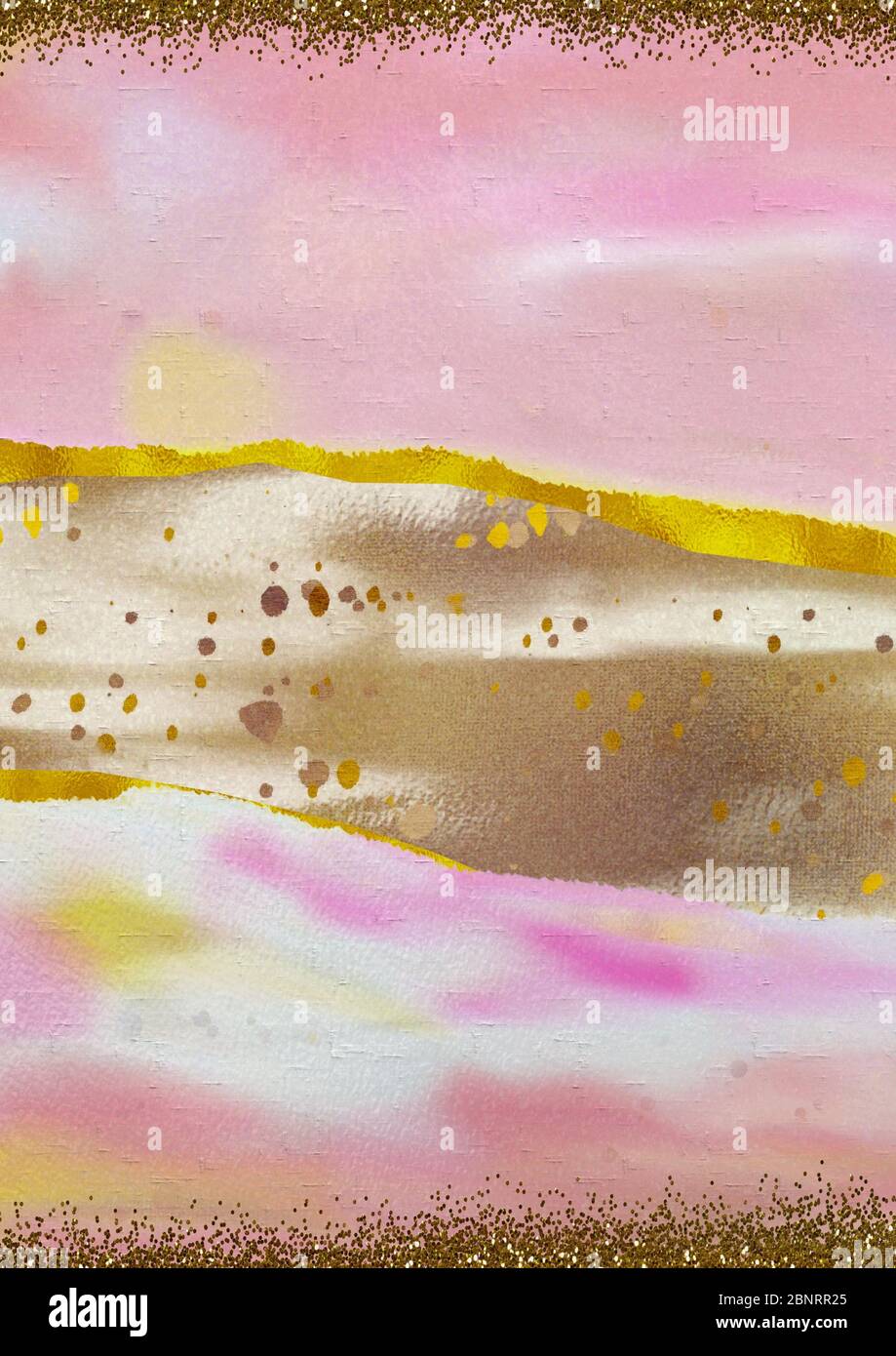 Watercolor illustration. Hand painted abstract background. Loose brush