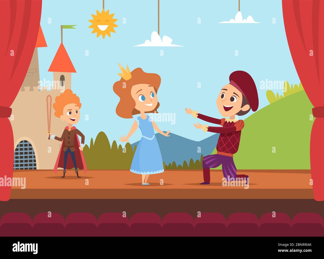 Kids at school stage. Children actors making big performance at scene dramatic scenery vector illustrations Stock Vector Image & Art - Alamy Kids at school stage. Children actors making big performance at scene dramatic scenery vector illustrations Stock Vector Image & Art - Alamy