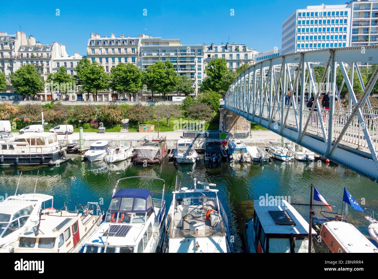 Paris, Ile de france/ France: port de paris arsenal Stock Photo