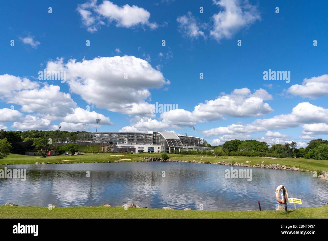 Landscape view of The Hilton Hotel at the Ageas Bowl, Botley Road, West