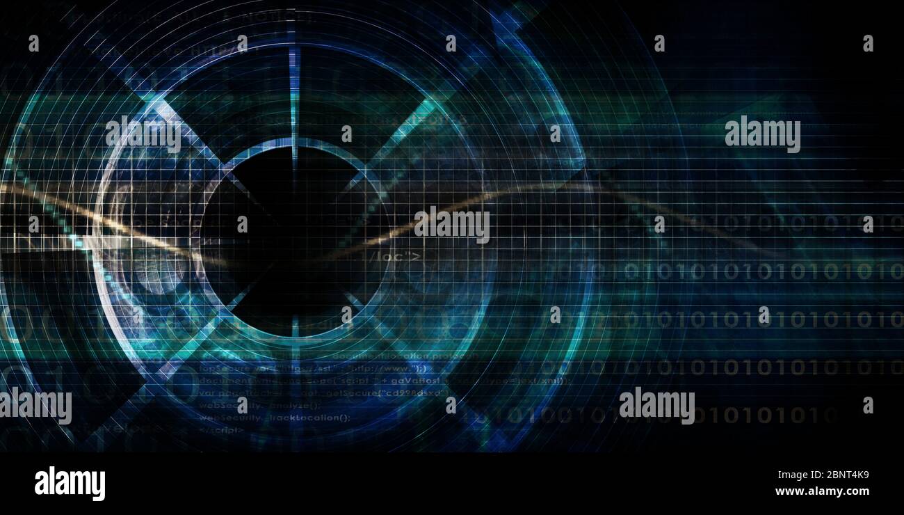 Targeted Marketing Abstract Background as Concept Art Stock Photo - Alamy