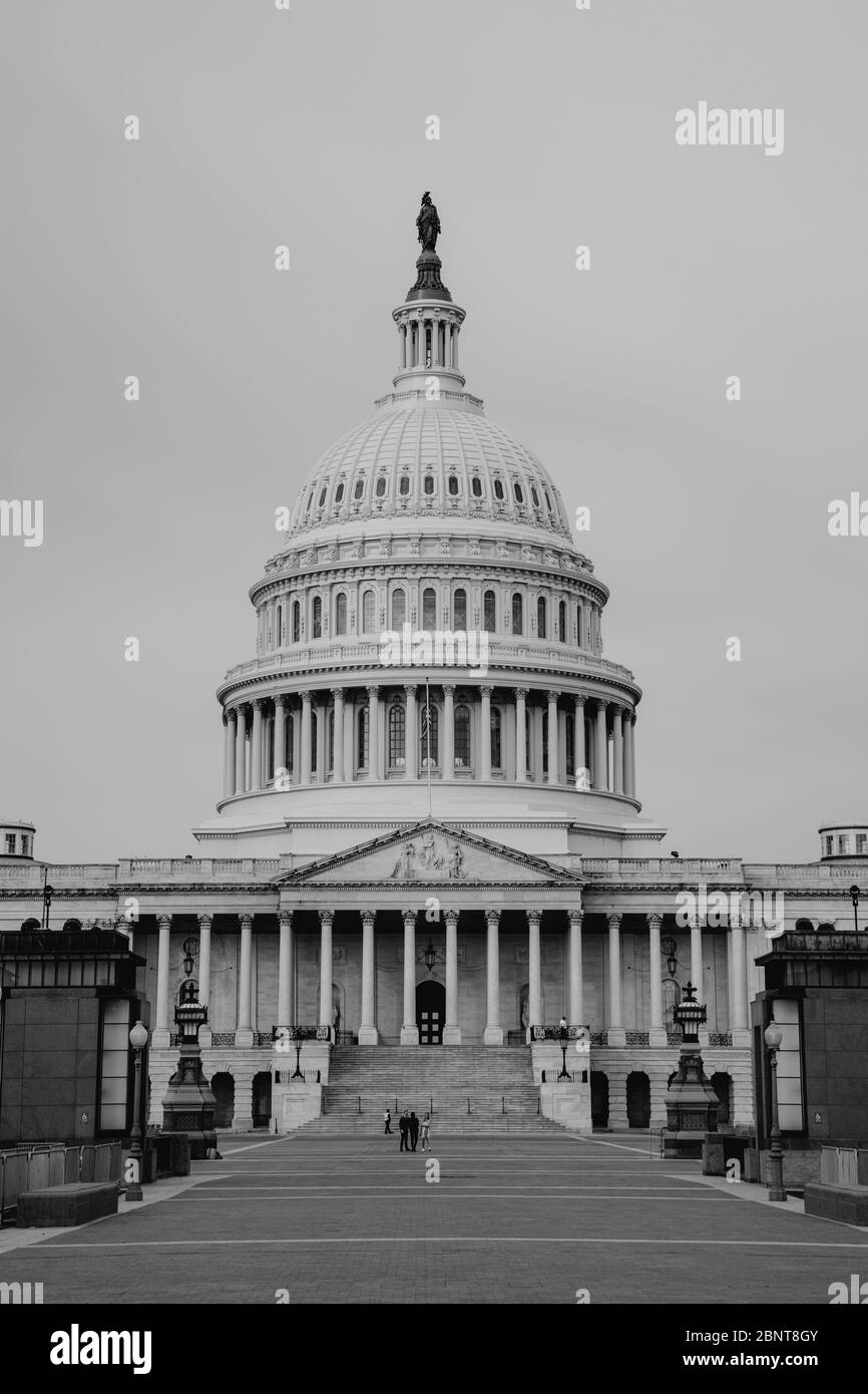 U.s. capitol building washington dc Black and White Stock Photos ...