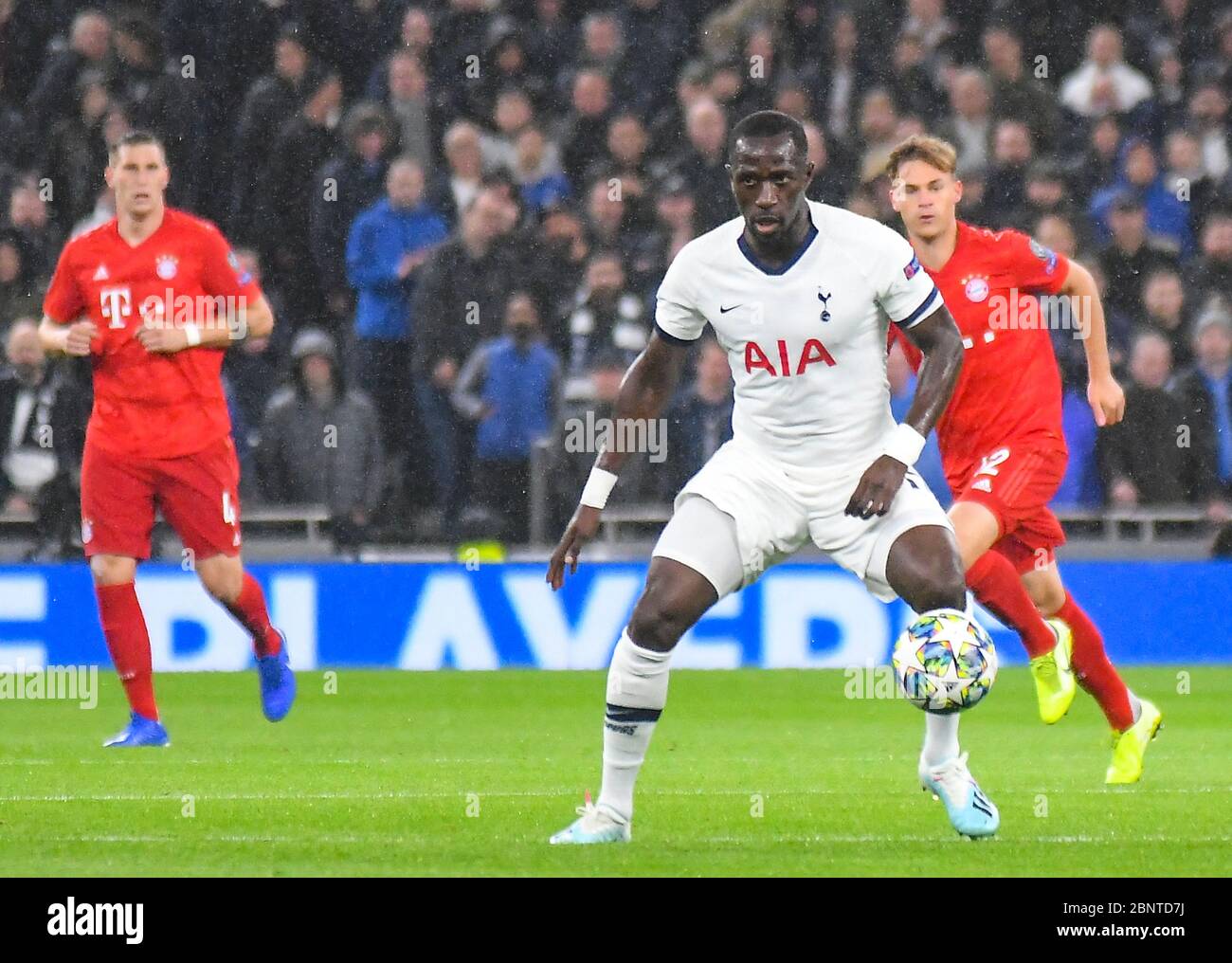 LONDON, ENGLAND - OCTOBER 1, 2019: Moussa Sissokko of Tottenham pictured during the 2019/20 UEFA Champions League Group B game between Tottenham Hotspur FC (England) and Bayern Munchen (Germany) at Tottenham Hotspur Stadium. Stock Photo