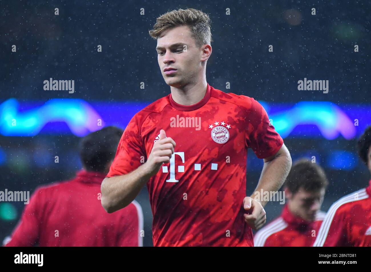 LONDON, ENGLAND - OCTOBER 1, 2019: Joshua Kimmich of Bayern pictured ahead of the 2019/20 UEFA Champions League Group B game between Tottenham Hotspur FC (England) and Bayern Munchen (Germany) at Tottenham Hotspur Stadium. Stock Photo