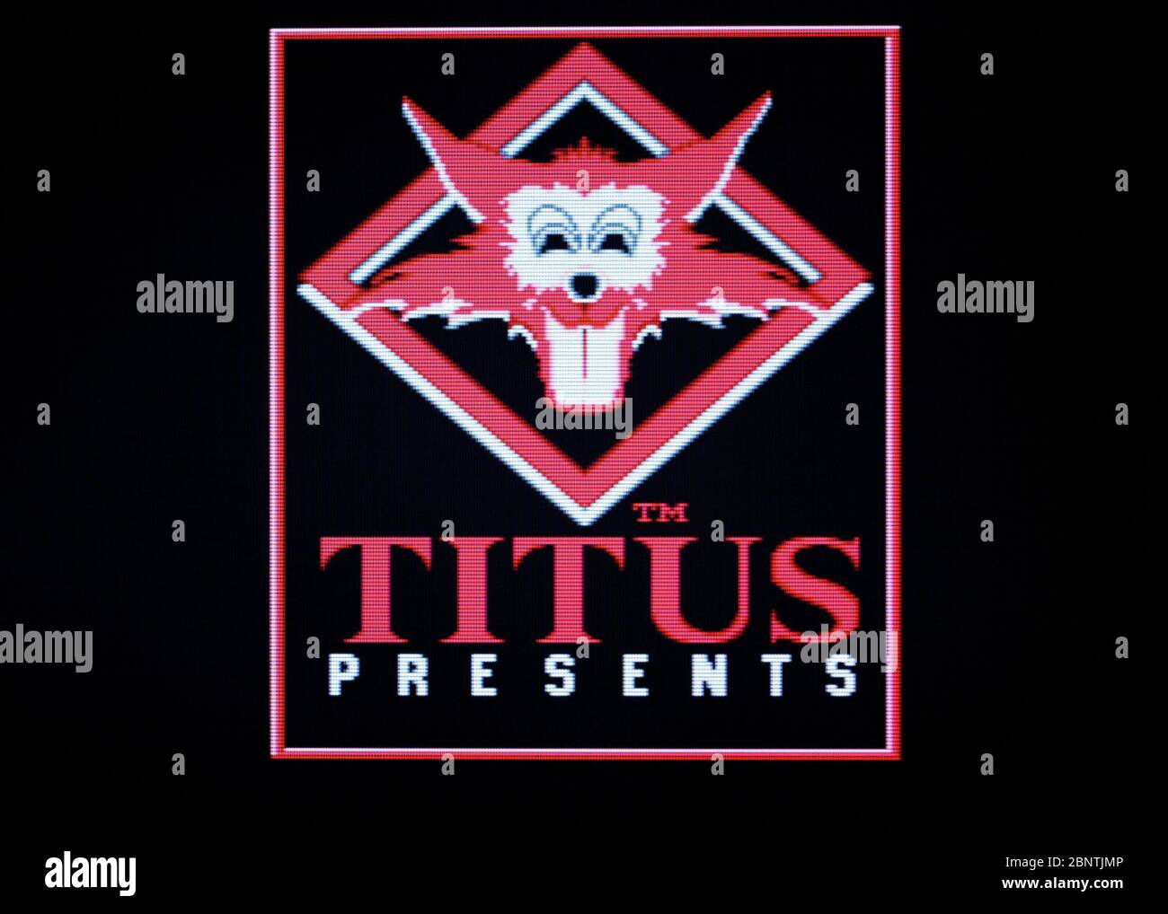 Titus Software Developer Logo - SNES Super Nintendo - Editorial use