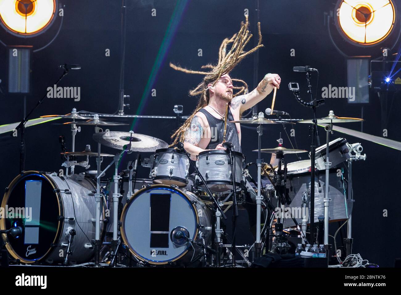 Shinedown performs at the Bridgestone Arena, in Nashville, TN Stock