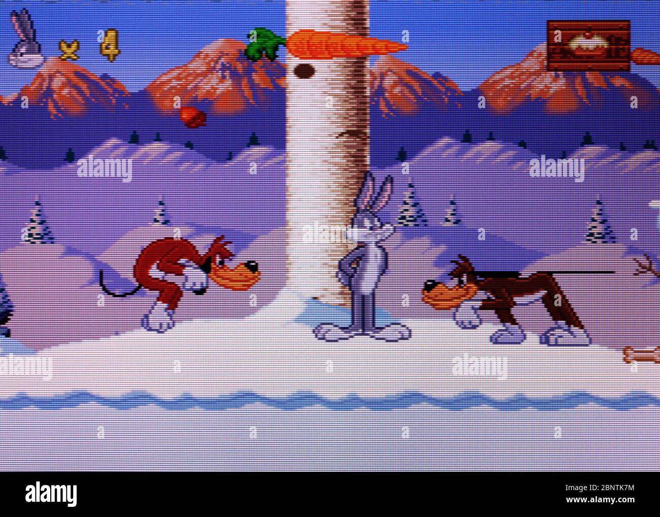 Bugs Bunny in Rabbit Rampage - SNES Super Nintendo - Editorial use only  Stock Photo - Alamy