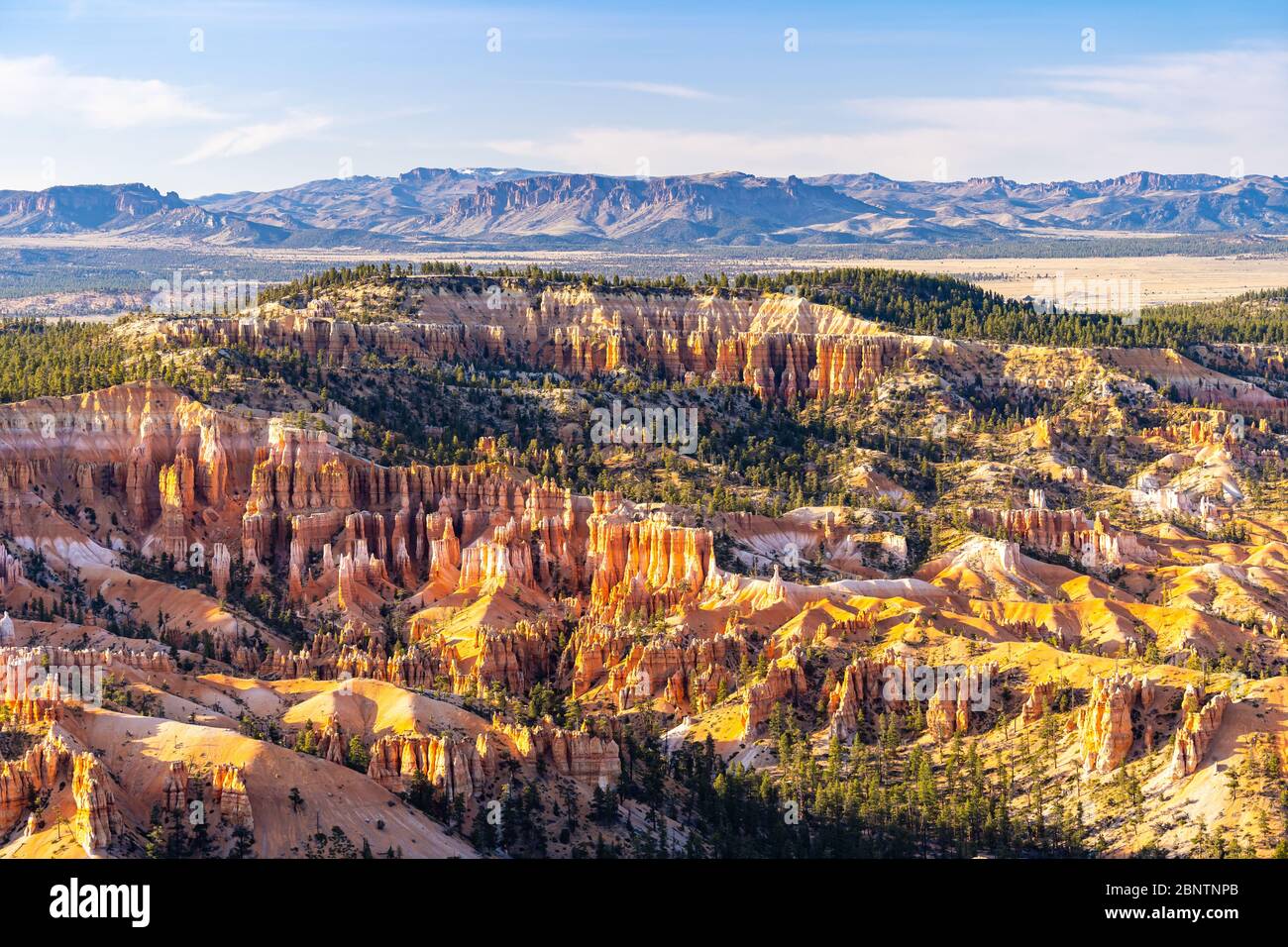 Landscape Hoodoos in Bryce Canyon National Park viewpoint in Utah ...