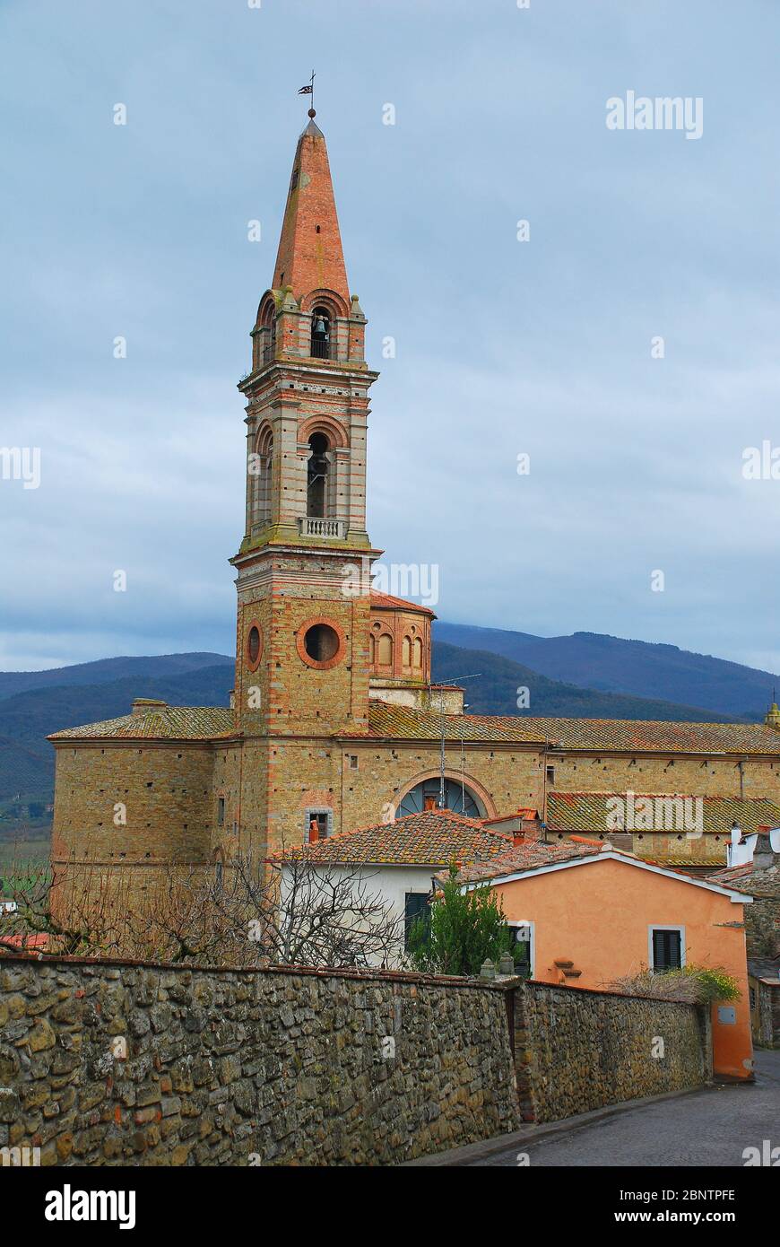 The Chiesa San Giuliano in the Tuscan hill town of Castiglion Fiorentino in  Italy Stock Photo - Alamy
