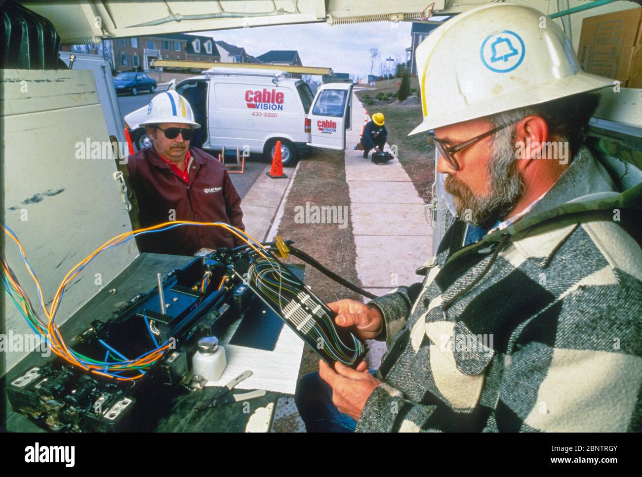 LOUDOUN COUNTY, VIRGINIA, USA, MARCH 11, 1993 C&P Telco fiber optic