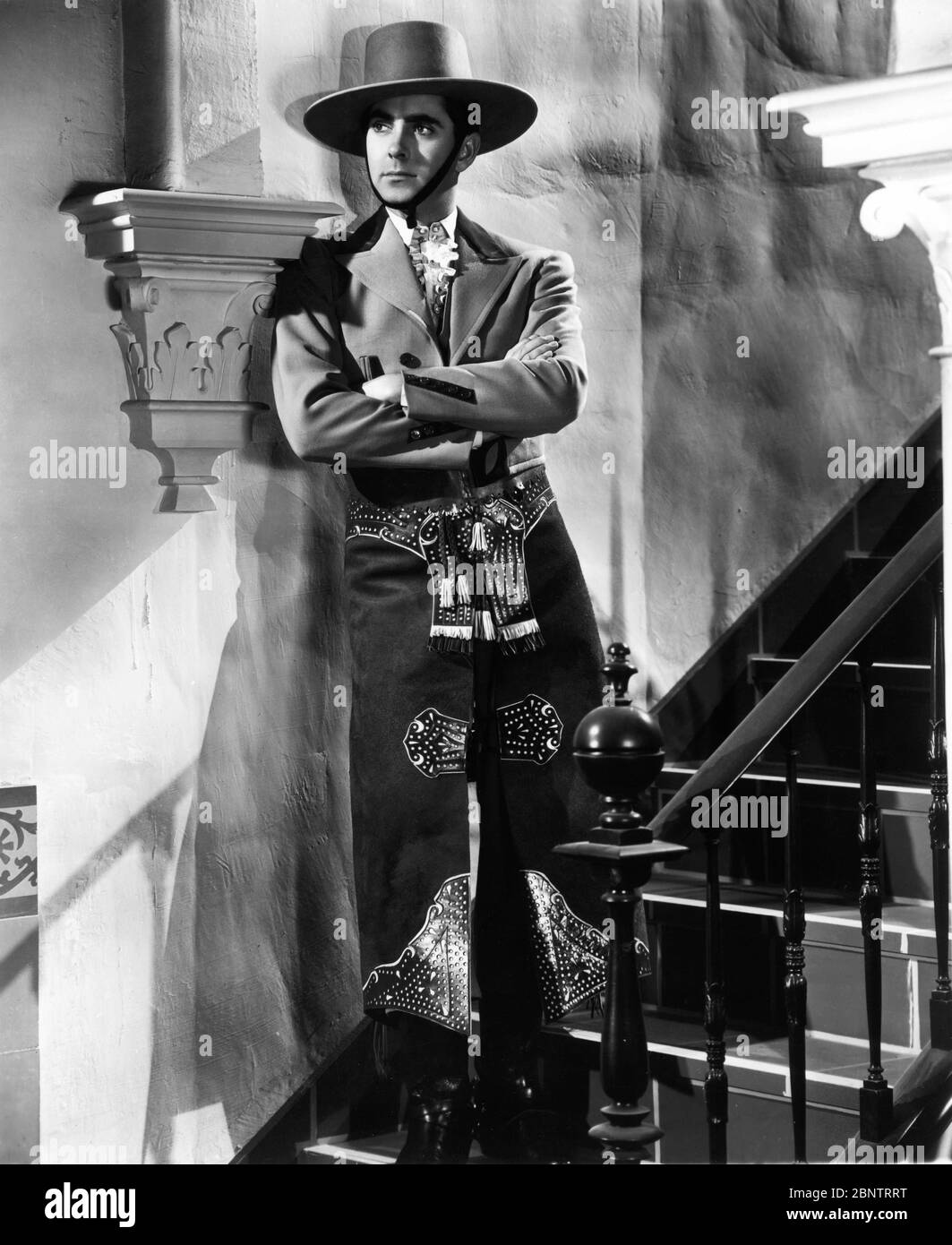 TYRONE POWER Portrait as Bullfighter Juan Gallardo in BLOOD AND SAND 1941 director Rouben Mamoulian novel Vicente Blasco Ibanez Twentieth Century Fox Stock Photo