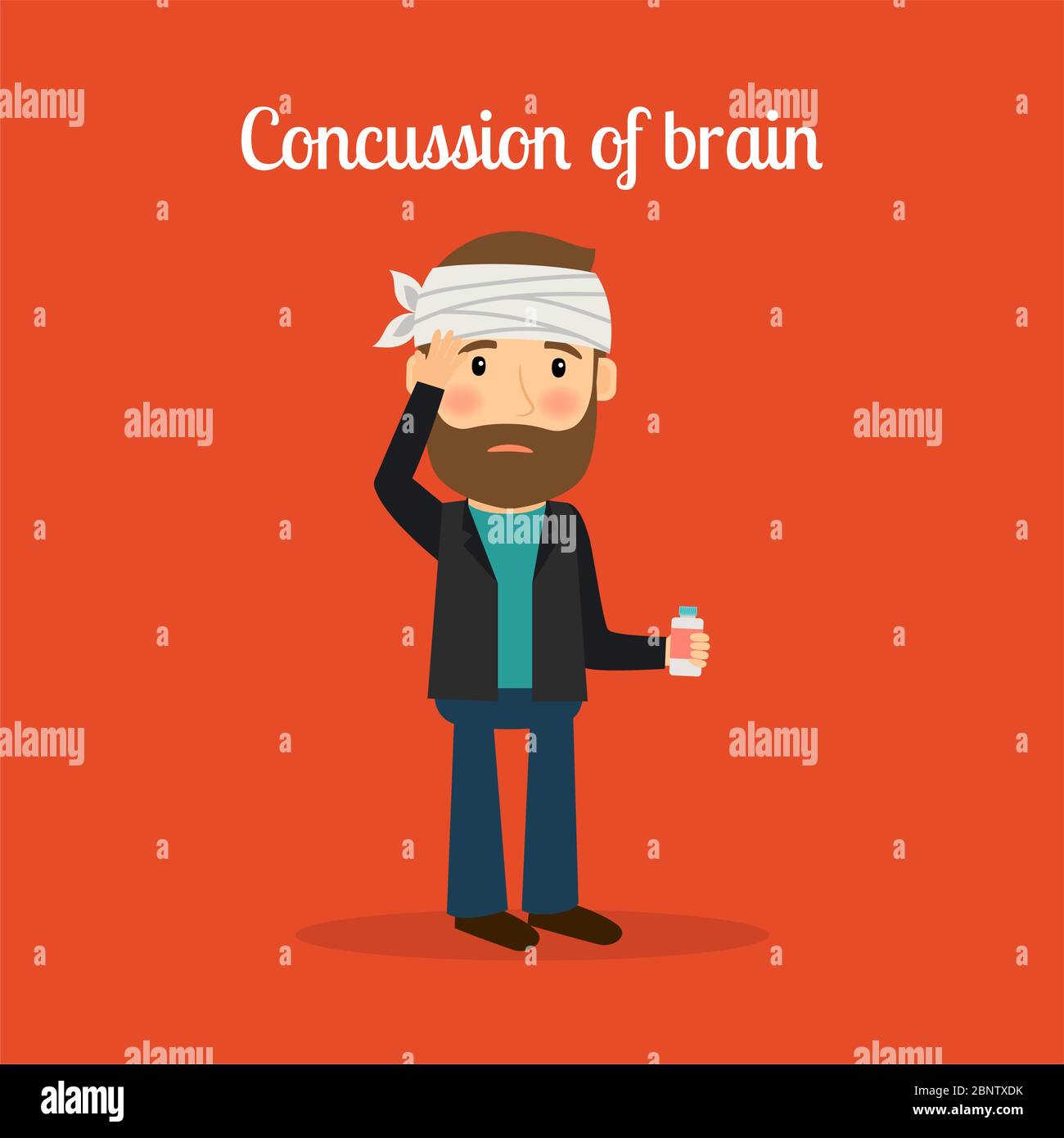 Case study isolated icon with books. Vector illustration Stock Vector