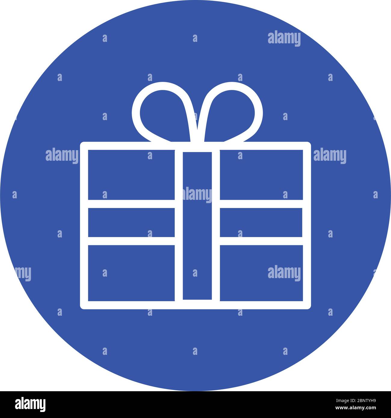 Birthday gift box block Stock Vector Images - Alamy