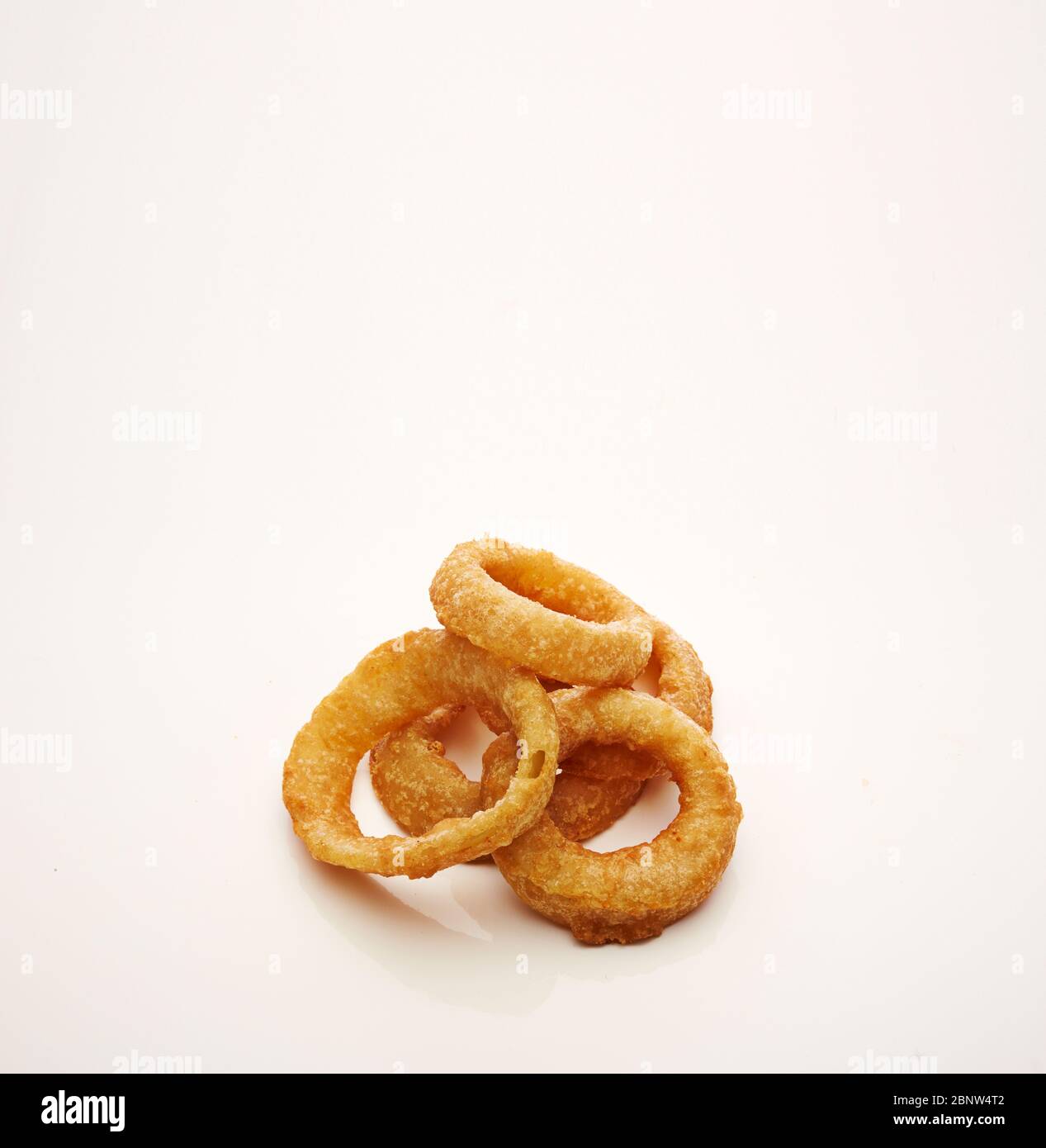 Shot of a delicious bagels on white background, Sweet food. Stock Photo