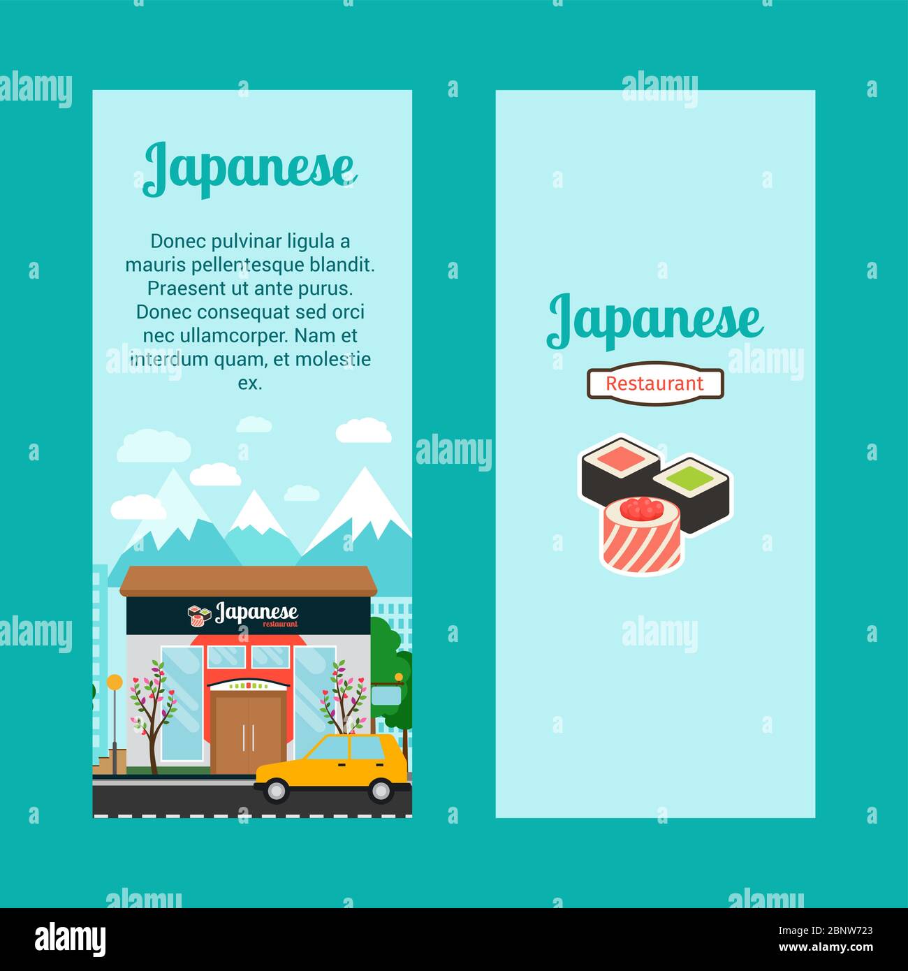 Japanese Retro Flyer Design