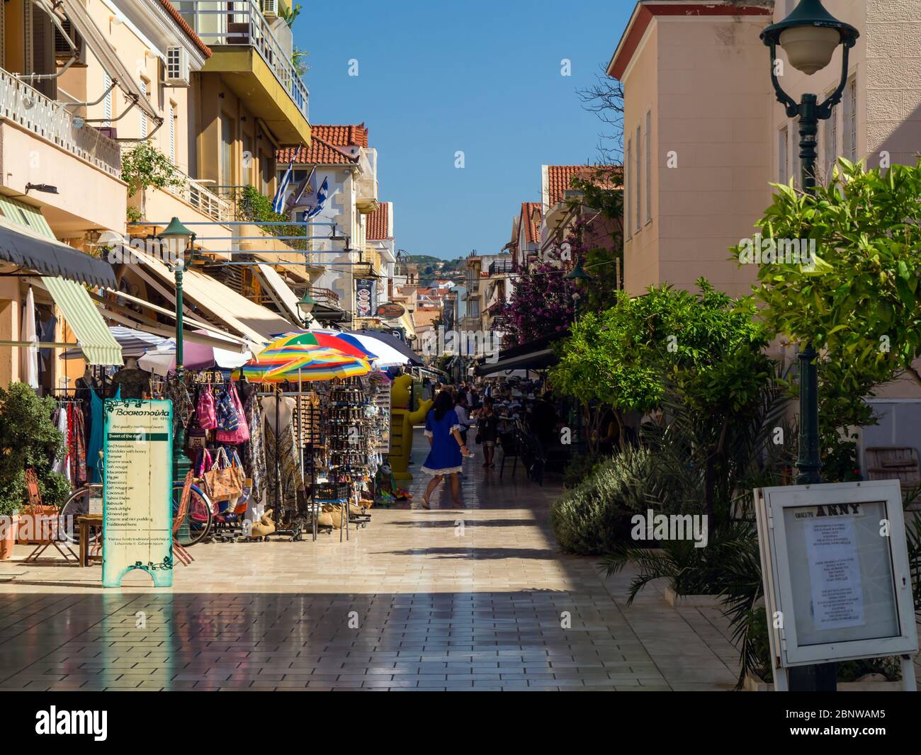 shopping in Argostoli town centre,Cephalonia ,Kefalonia, island, Ionian