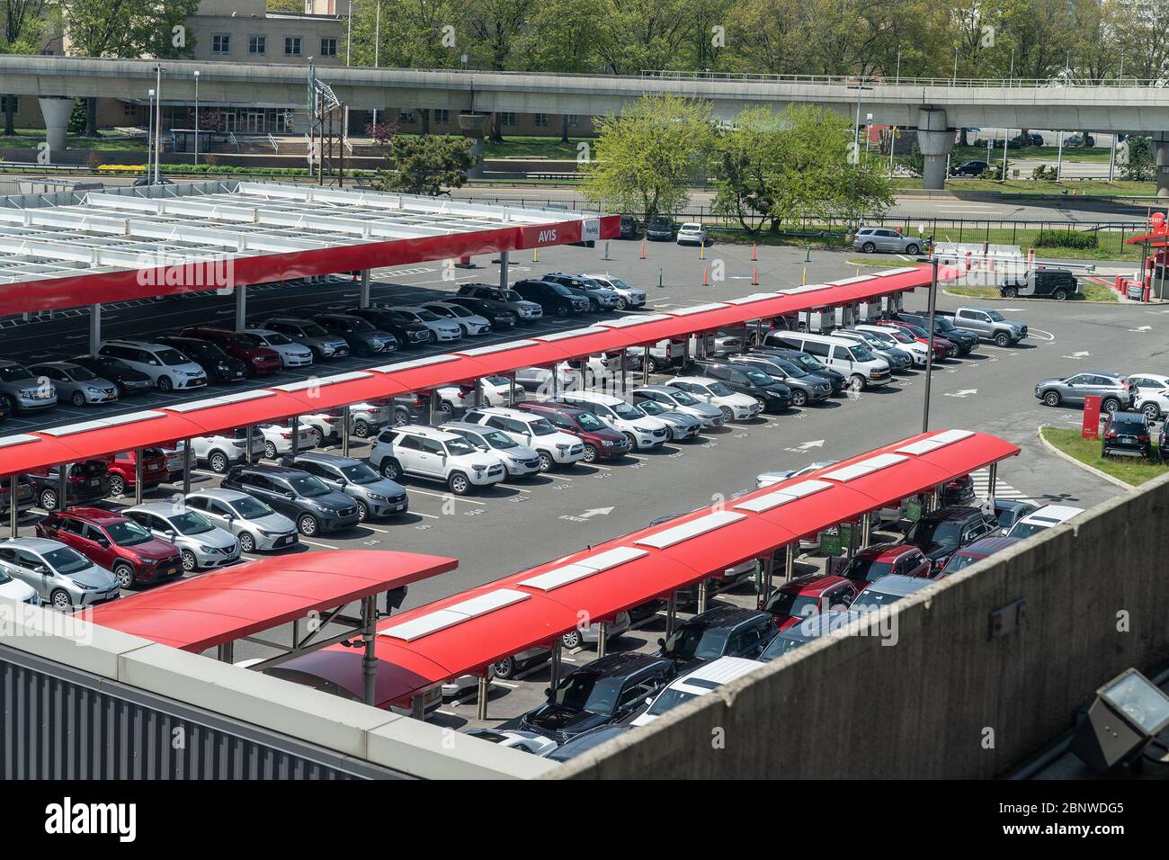 New York, United States. 15th May, 2020. (5/15/2020) Car rental AVIS  parking lot is full since there are no customers during COVID-19 pandemic  at JFK airport (Photo by Lev Radin/Pacific Press/Sipa USA)