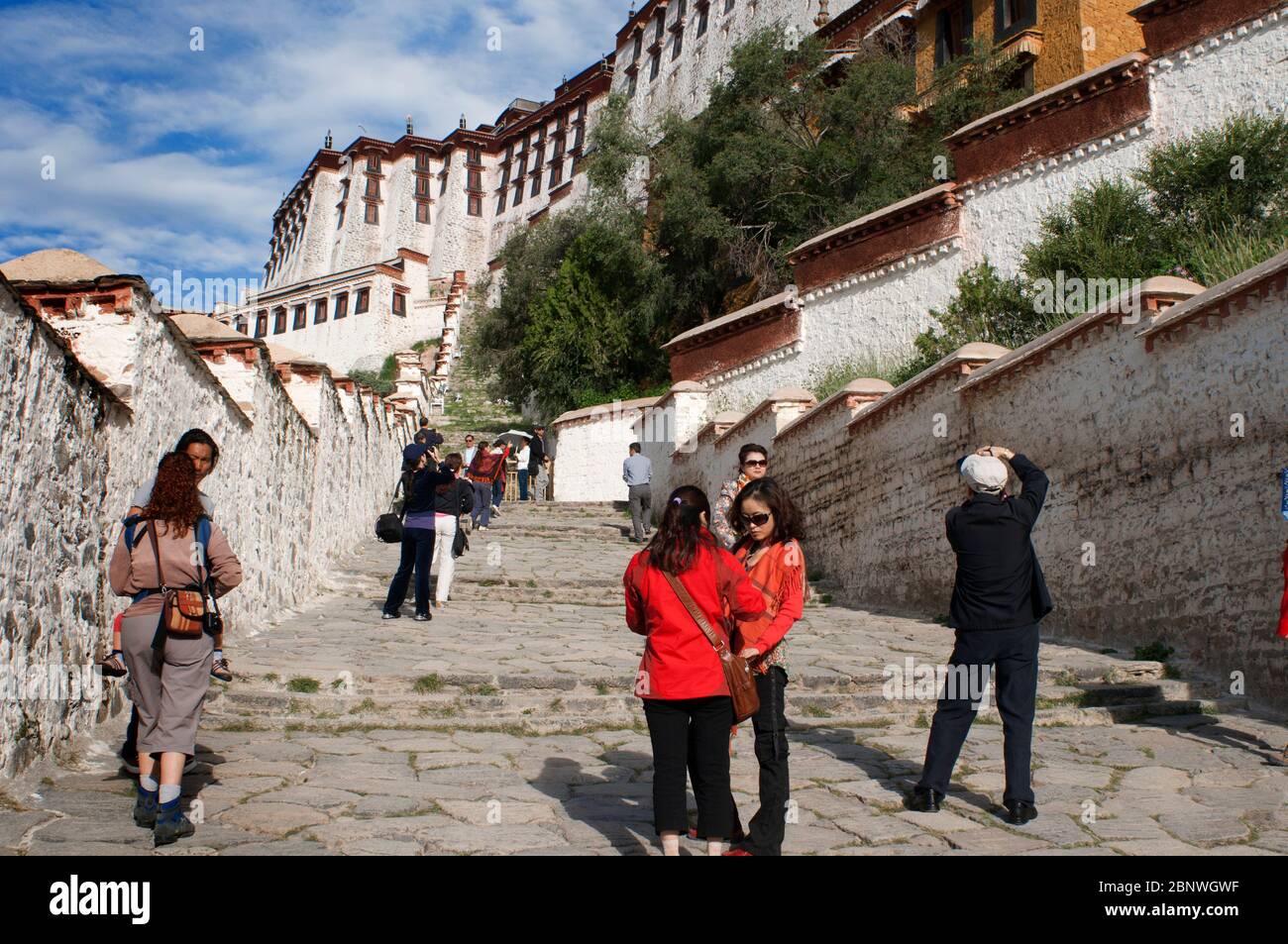 Potala palace, former Dalai Lama residence in Lhasa in Tibet. The