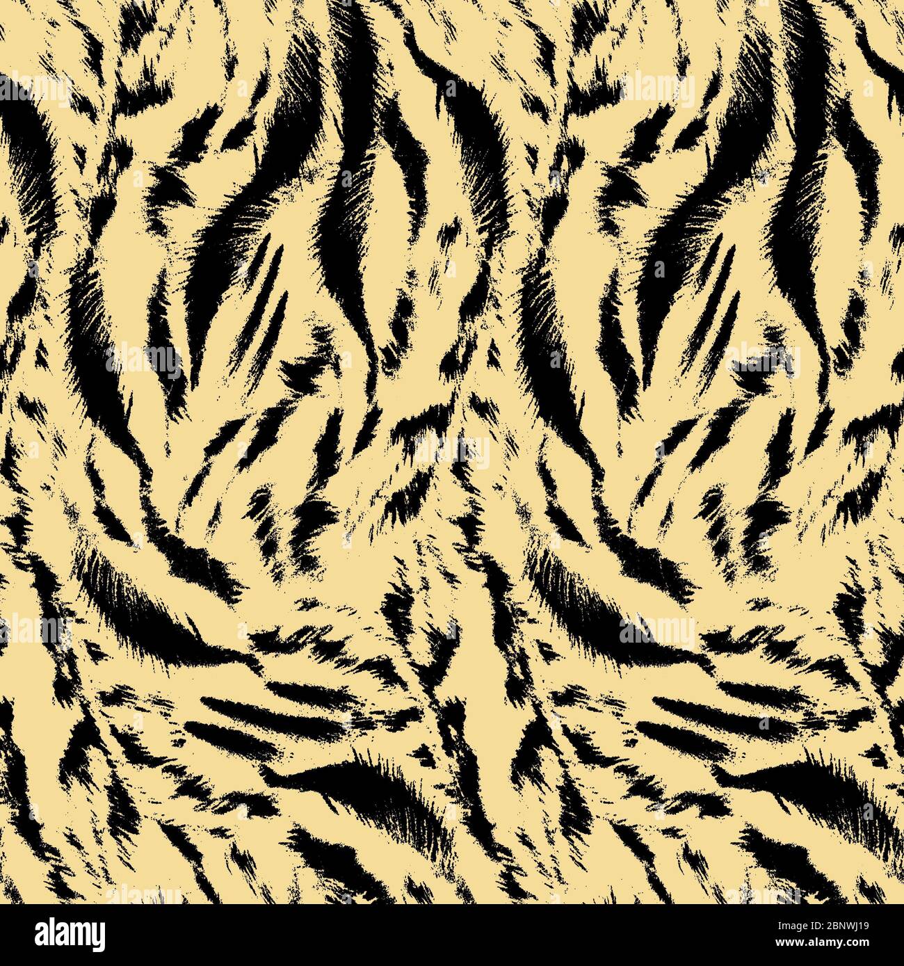 Tiger skin pattern, Fashionable seamless print. Fashion and stylish light background. Ready for textile prints. Stock Photo