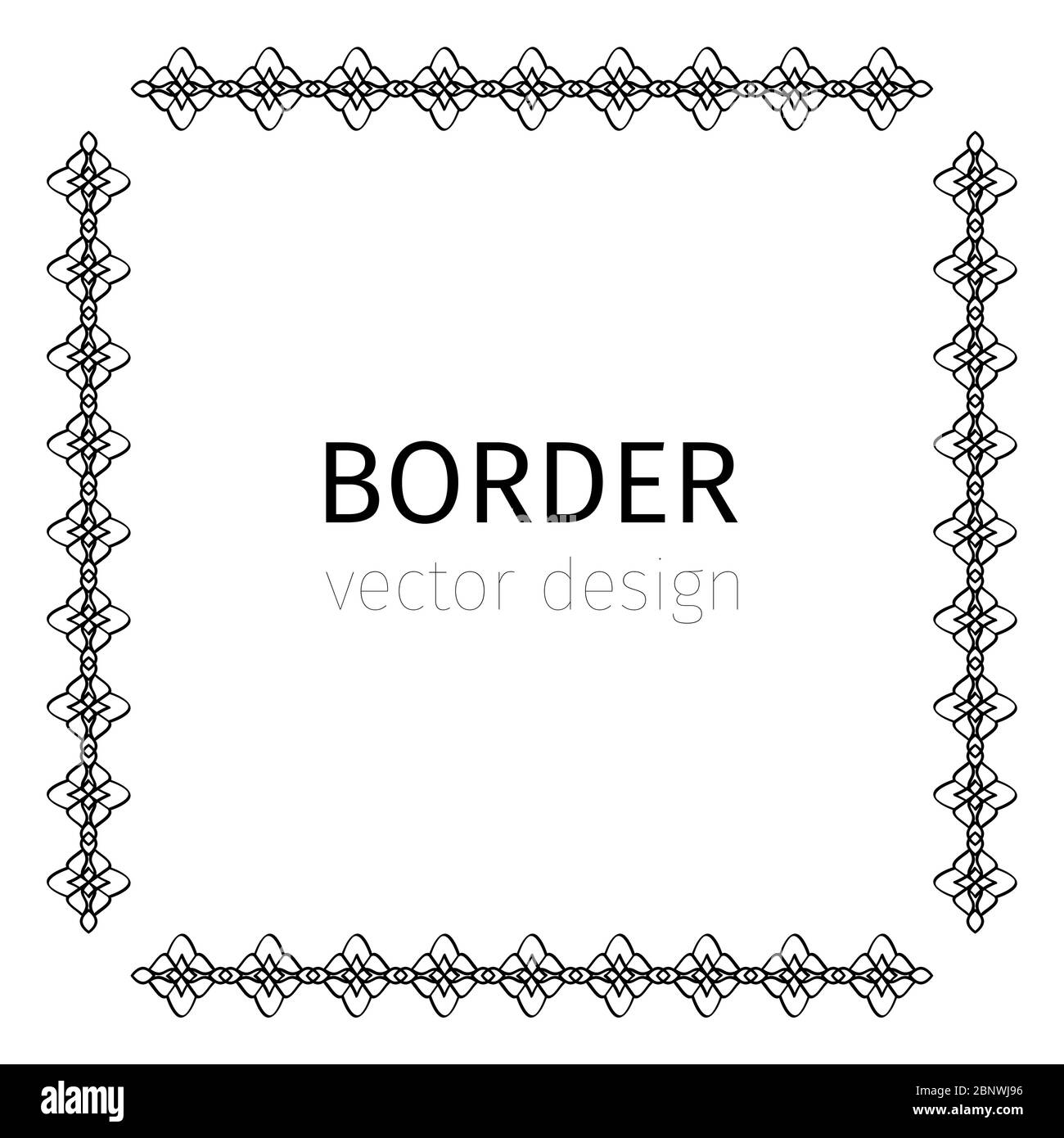 simple borders vector