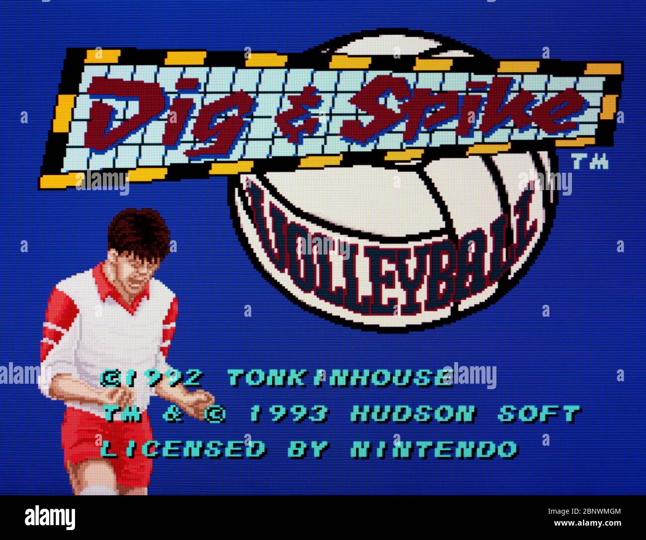 Dig & Spike Volleyball SNES Super Nintendo Editorial use only Stock