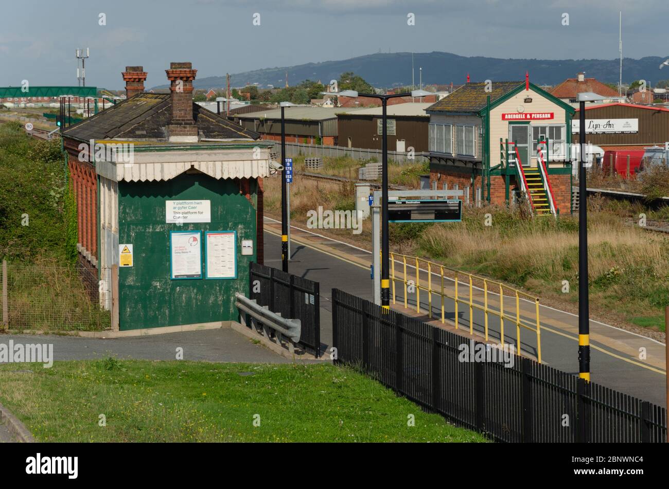 Pensarn, Abergele, UK Aug 19, 2019 The Abergele and Pensarn railway