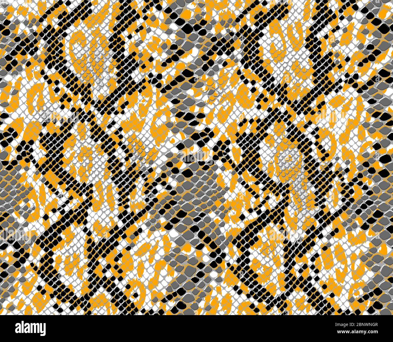 Snake skin pattern texture with brown and grey colors. Seamless Texture snake. Fashionable print. Ready for textile prints. Stock Photo