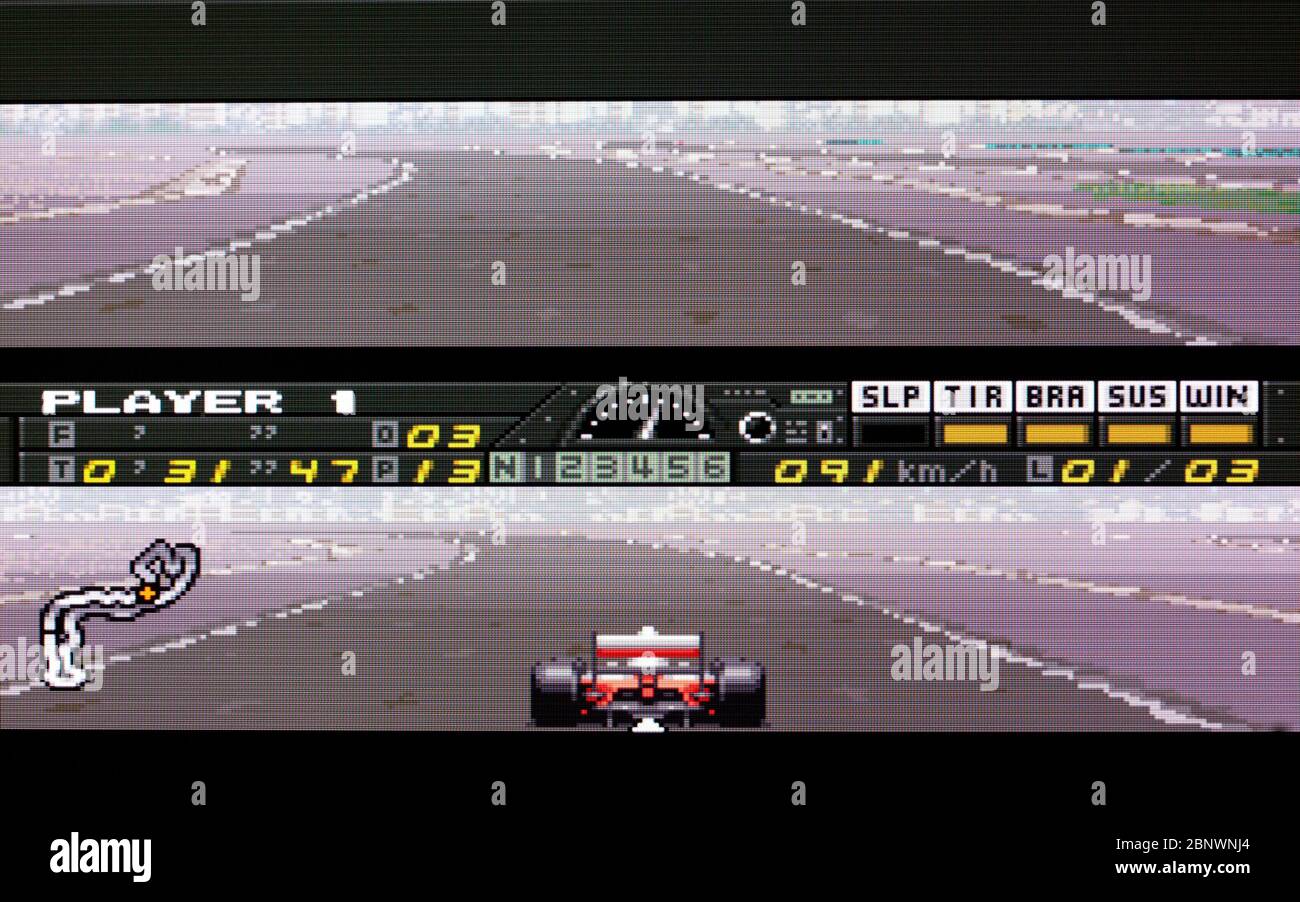 F1 Pole Position - SNES Super Nintendo - Editorial use only Stock Photo -  Alamy