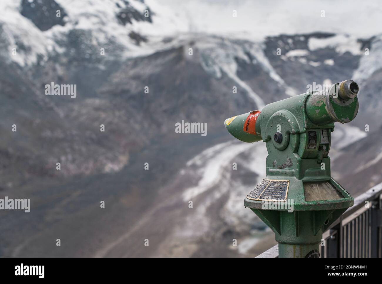 Telescope on Grossglockner alpine road, Austria Stock Photo Alamy