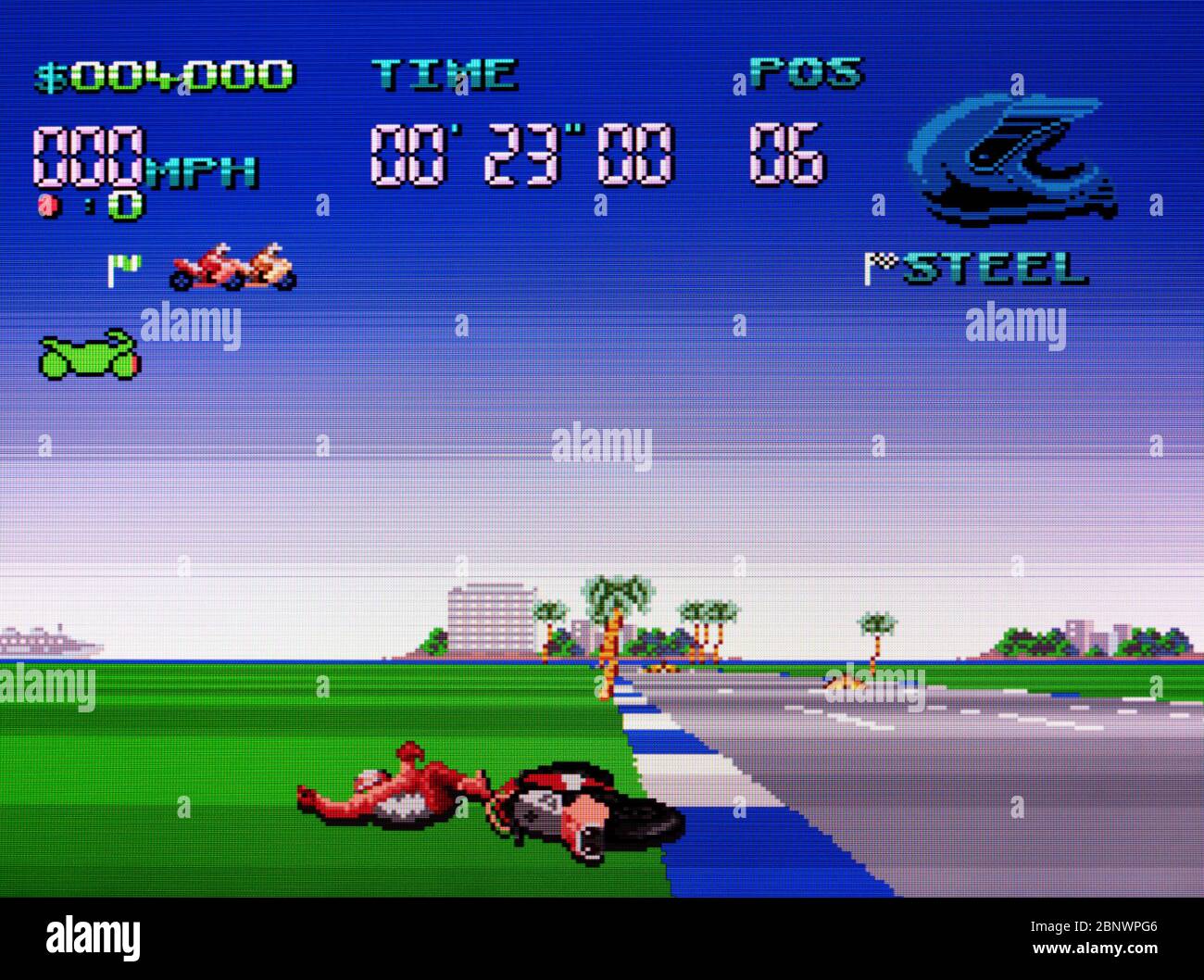 FTR Full Throttle Racing SNES Super Nintendo Editorial use only