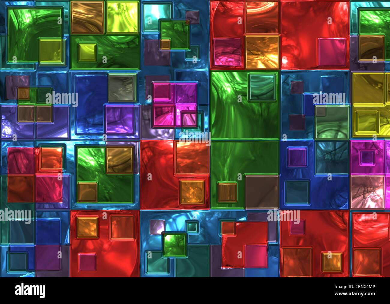 colored glass bricks wall Stock Photo - Alamy