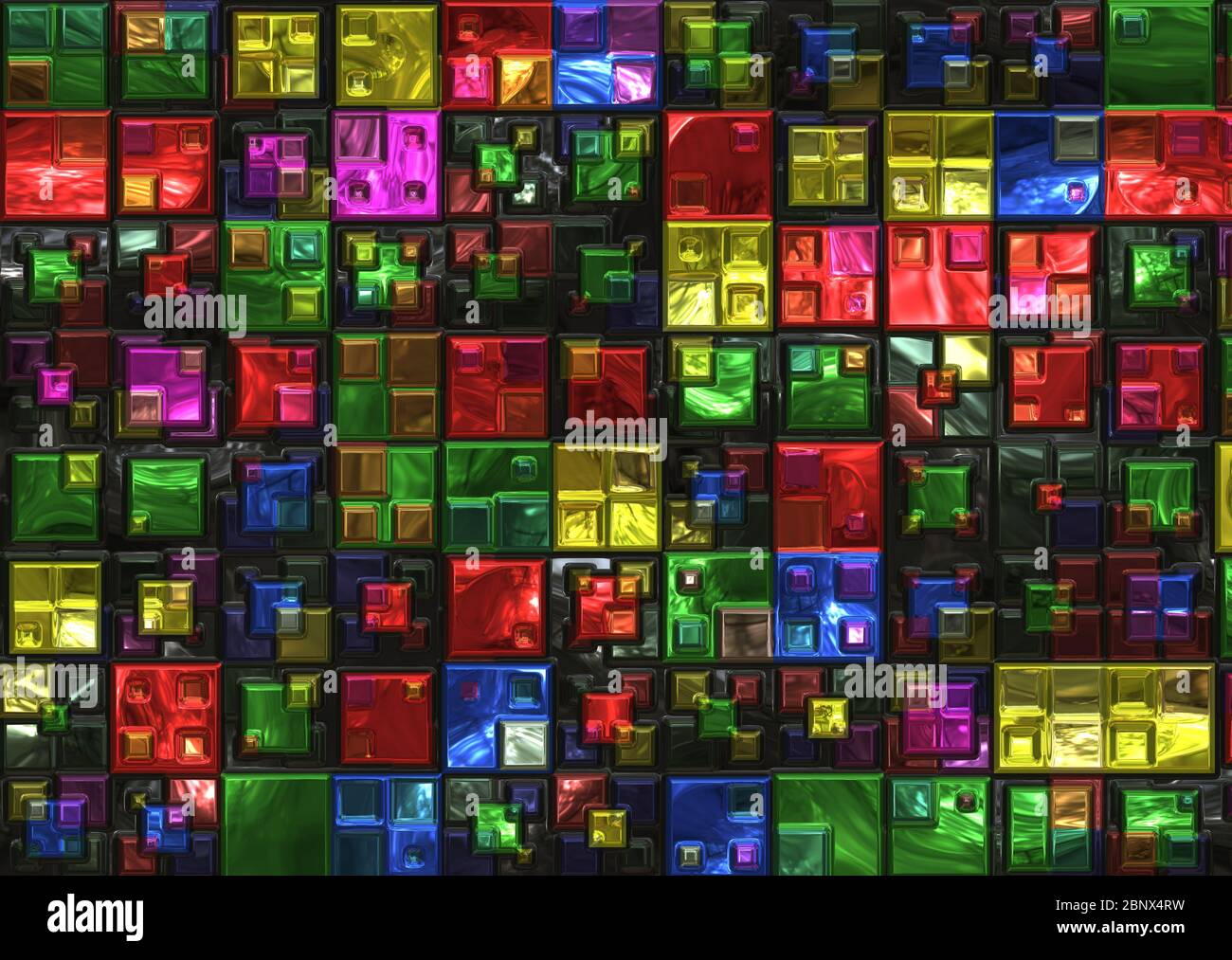 colored glass bricks wall Stock Photo - Alamy