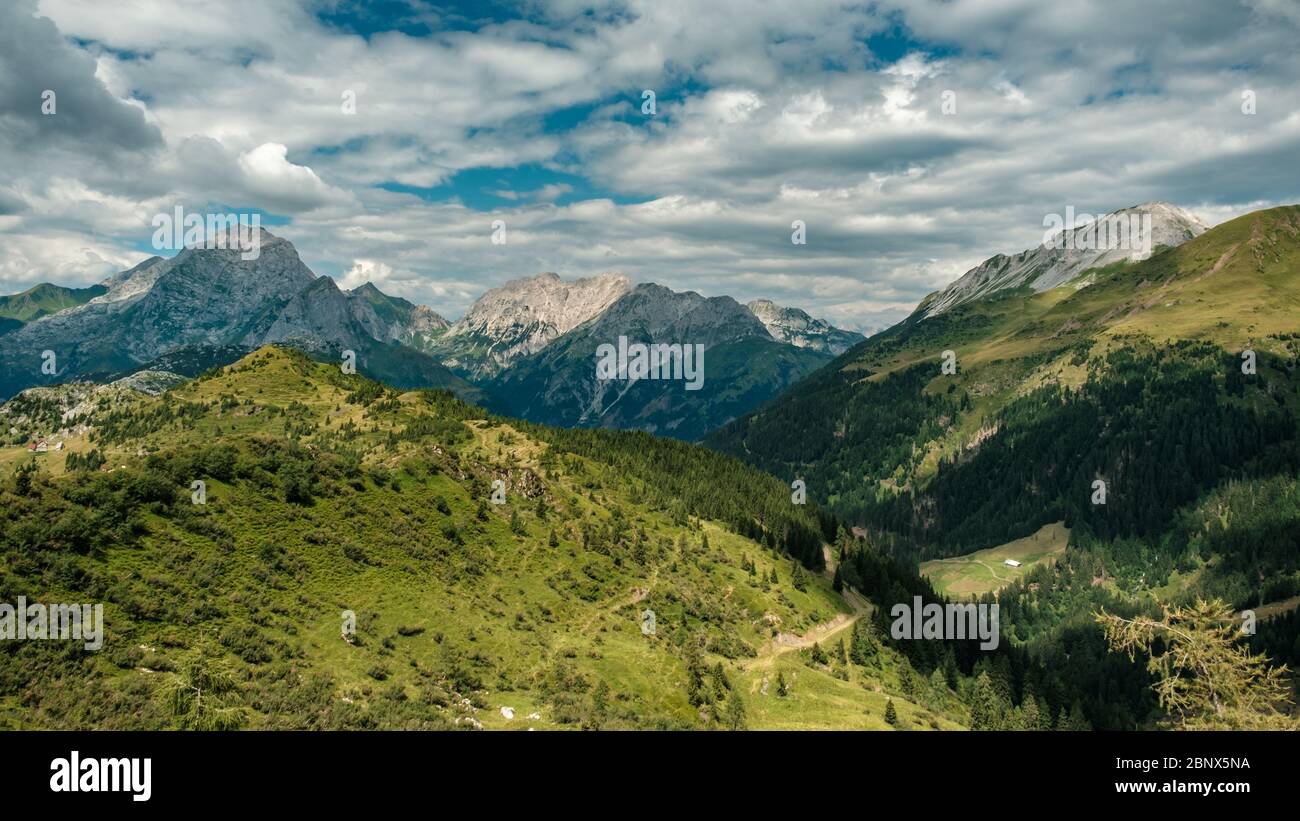 Summer day in the alps of Friuli Venezia-Giulia, Italy Stock Photo - Alamy