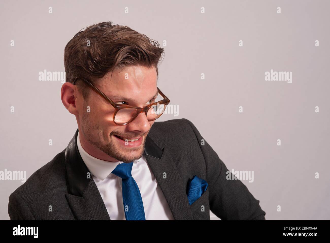 portrait of a young businessman Stock Photo