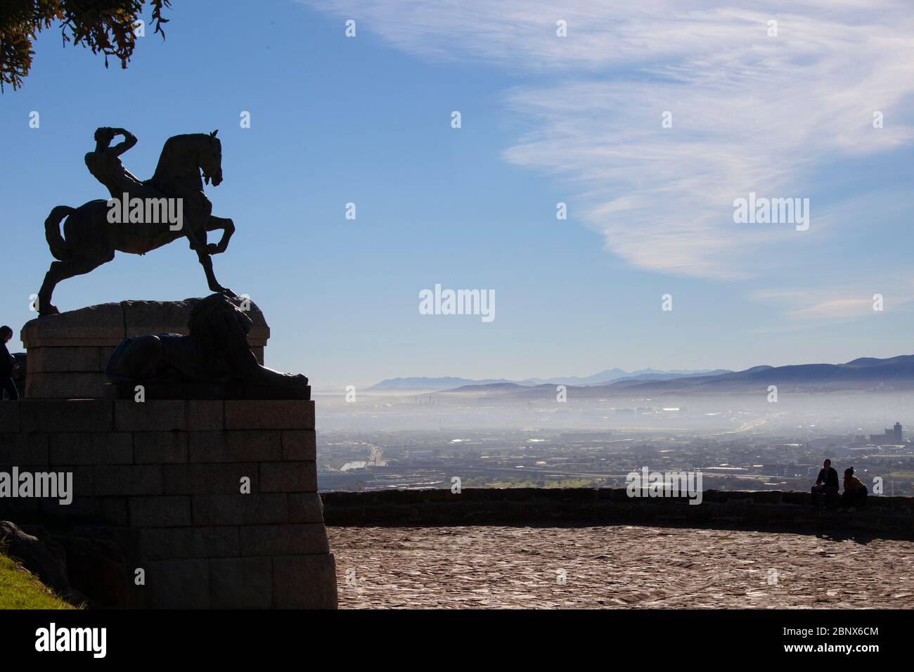 Rhodes Memorial, Table Mountain, Cape Town Stock Photo