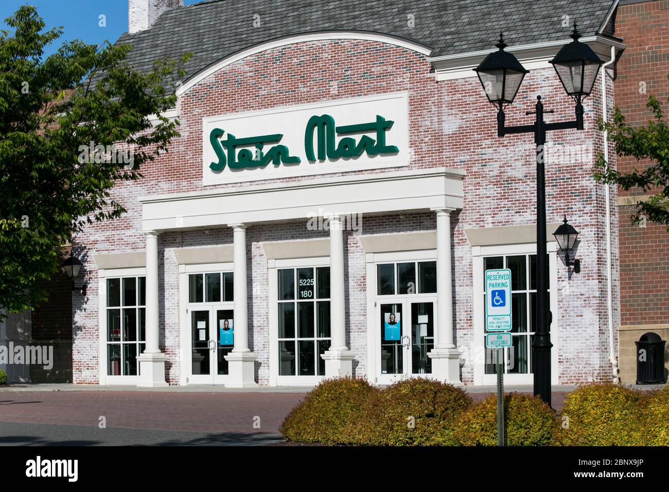 Stein Mart department store front exterior entrance with the company logo  sign on the building in Montgomery, Alabama USA Stock Photo - Alamy