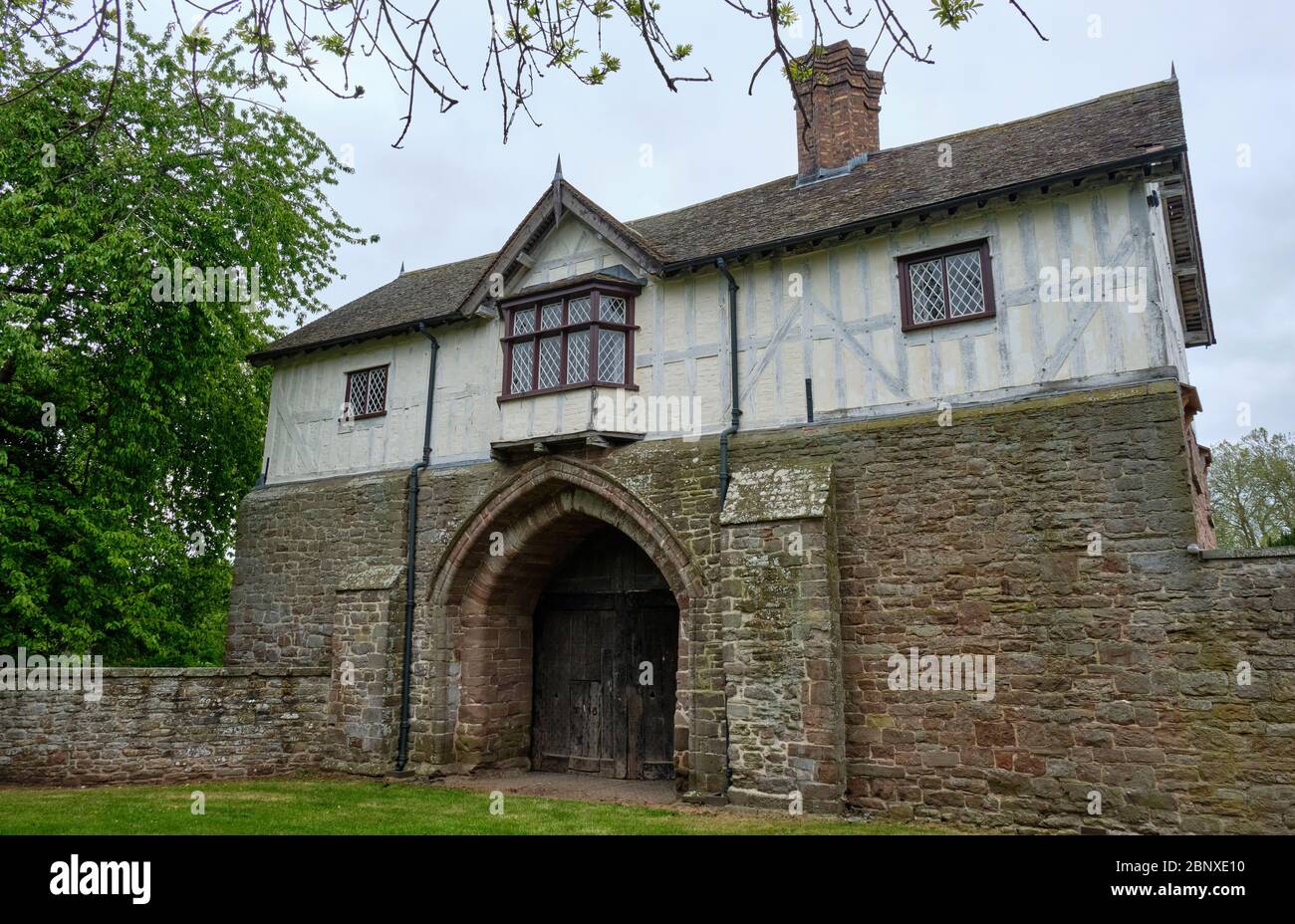 Bromfield Gatehouse, Bromfield, Ludlow, Shropshire Stock Photo Alamy